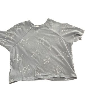 Z Supply girls blue star t shirt